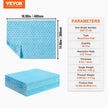 VEVOR Spill Absorbent Pads, Water Absorbing Mat Pad in Dispenser Box, 6 Gal Capacity, 15