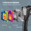 VEVOR Thermal Imaging Camera, 320 x 240 Pixels Super Resolution, 25Hz Refresh Rate Infrared Camera with -4 to 752°F Temperature Range, 32G Built-in SD Card, and Rechargeable Li-ion Battery