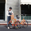 VEVOR Adult Tricycles Bike, 20 Inch Three-Wheeled Bicycles, 3 Wheel Bikes Trikes, Aluminum Alloy Cruiser Bike with Basket & Adjustable Seat, Picnic Shopping Tricycles for Seniors, Women, Men (Orange)