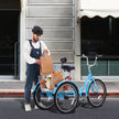VEVOR Adult Tricycles Bike, 7 Speed Adult Trikes, 20 Inch Three-Wheeled Bicycles, Carbon Steel Cruiser Bike with Basket and Adjustable Seat, Picnic Shopping Tricycles for Seniors, Women, Men (Blue)