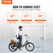 VEVOR Adult Tricycles Bike, 20 Inch Three-Wheeled Bicycles, 3 Wheel Bikes Trikes, Carbon Steel Cruiser Bike with Basket & Adjustable Seat, Picnic Shopping Tricycles for Seniors, Women, Men (Black)