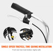 VEVOR Adult Tricycles Bike, 20 Inch Three-Wheeled Bicycles, 3 Wheel Bikes Trikes, Carbon Steel Cruiser Bike with Basket & Adjustable Seat, Picnic Shopping Tricycles for Seniors, Women, Men (Black)