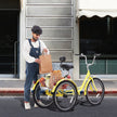 VEVOR Adult Tricycles Bike, 7 Speed Adult Trikes, 24 Inch Three-Wheeled Bicycles, Carbon Steel Cruiser Bike with Basket and Adjustable Seat, Picnic Shopping Tricycles for Seniors, Women, Men  (Yellow)