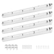 VEVOR 4PCS 4FT LED Vapor Tight Light 60W 7400LM Vapor Proof Light Fixture 5000K