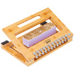 VEVOR Soap Cutter, Cut 1-12 Bars, Precisely and Accurately Cut 1 Inch Bars, Bamboo Soap Slicer With Steel Wire, Multi Handmade Soap Wire Cutter for Loaf Candles Cheese Butter DIY Making Tool