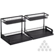 VEVOR 2-Tier Wire Pull Out Cabinet Under Sink Basket Organizer 10.7