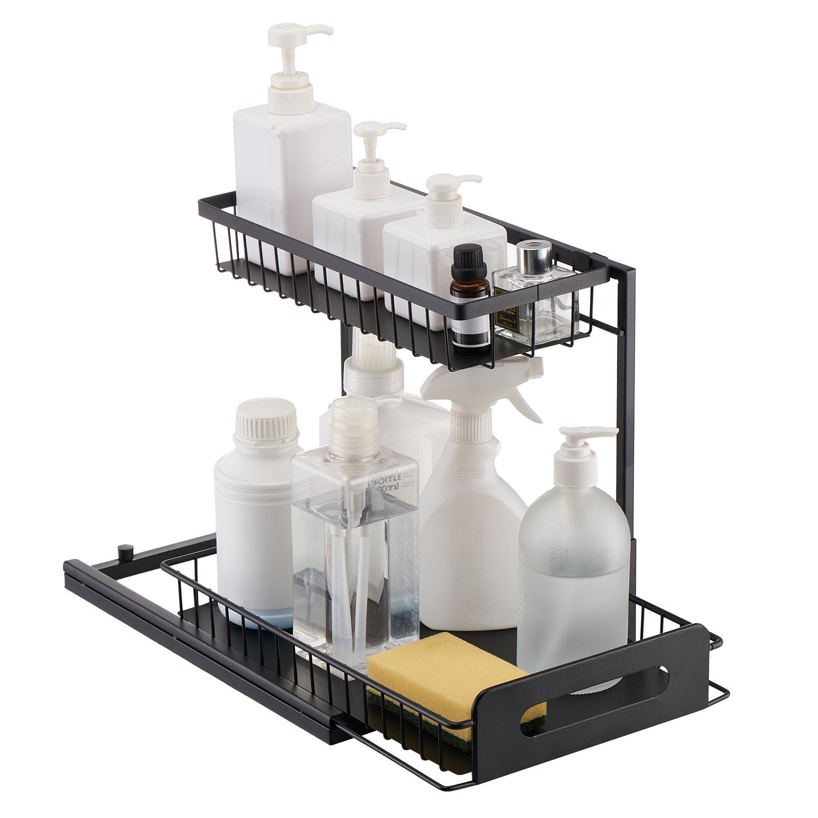 VEVOR 2-Tier Wire Pull Out Cabinet Under Sink Organizer 10.7