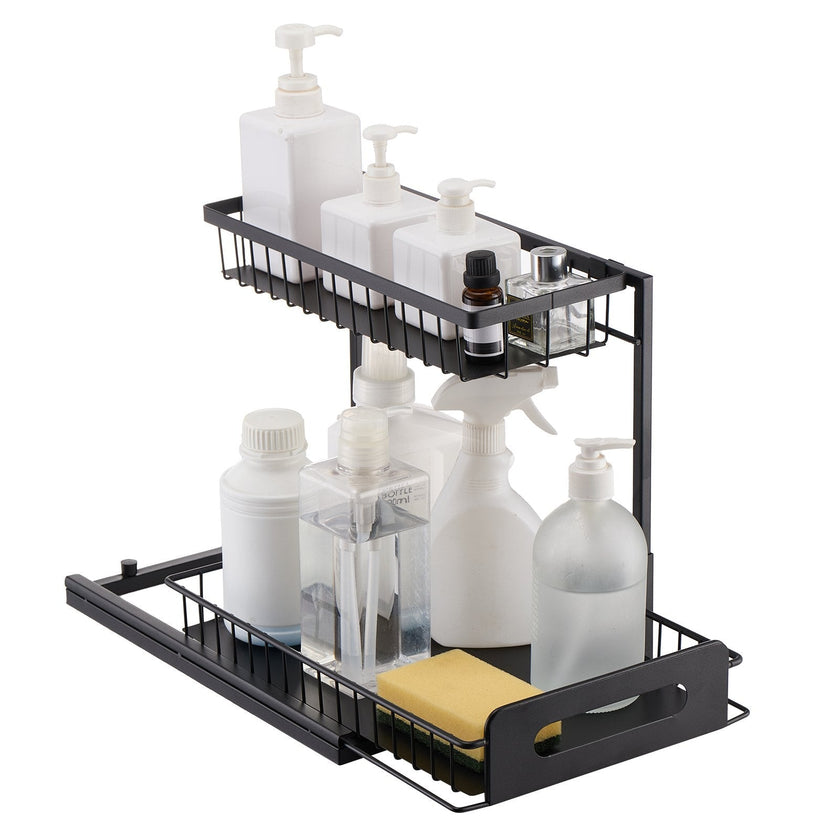 VEVOR 2-Tier Wire Pull Out Cabinet Under Sink Organizer 10.7