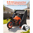 Motorcycle Storage Shelter with Security Lock – Heavy-Duty Outdoor Garage Tent