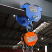 VEVOR Manual Trolley, 1100 lbs/0.5 Ton Load Capacity Push Beam Trolley with Dual Wheels, Adjustable for I-Beam Flange Width 2.5