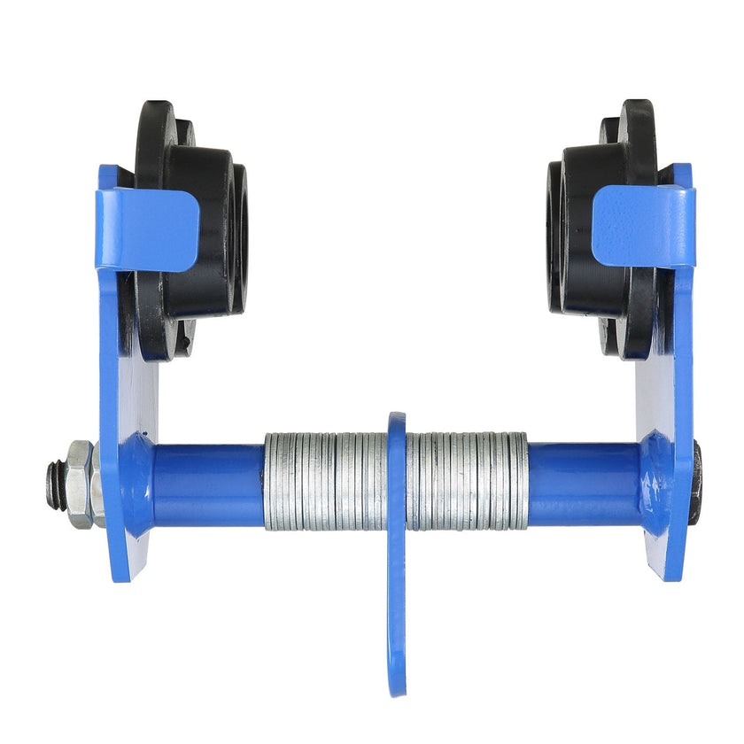 VEVOR Manual Trolley, 1100 lbs/0.5 Ton Load Capacity Push Beam Trolley with Dual Wheels, Adjustable for I-Beam Flange Width 2.5