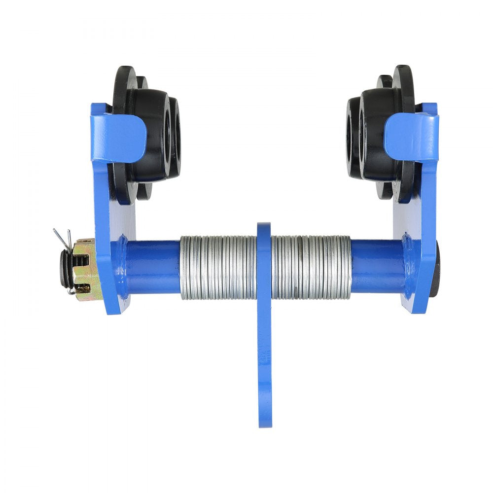 VEVOR Manual Trolley, 4400 lbs/2 Ton Load Capacity, Push Beam Trolley with Dual Wheels, Adjustable for I-Beam Flange Width 2.5