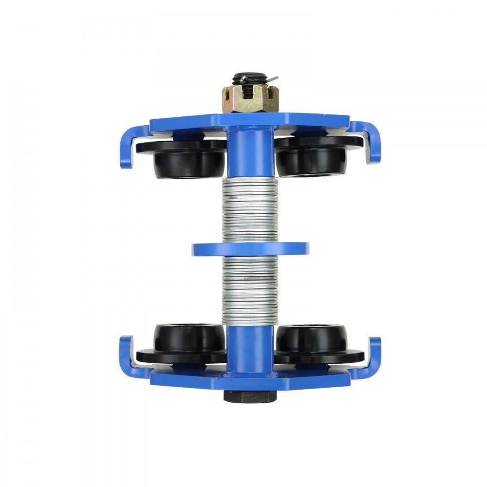 VEVOR Manual Trolley, 4400 lbs/2 Ton Load Capacity, Push Beam Trolley with Dual Wheels, Adjustable for I-Beam Flange Width 2.5