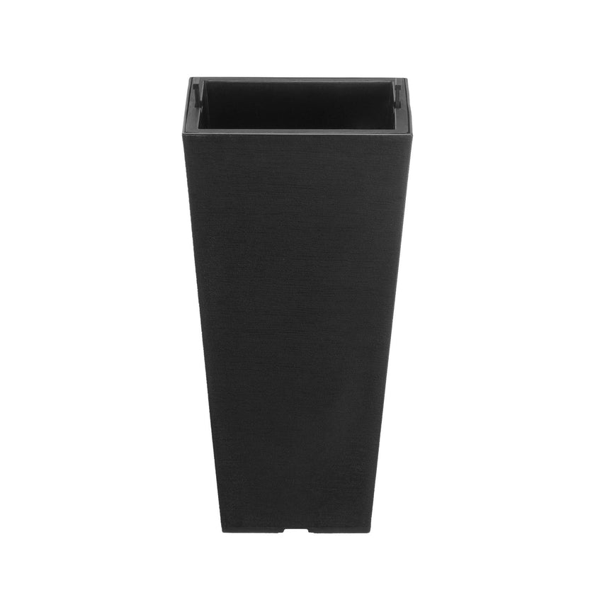 VEVOR Tall Planter Set of 2 Square Tapered Planters 22 in for Outdoor Indoor