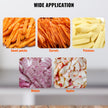 VEVOR Commercial Vegetable Fruit Chopper 1/2? Blade Heavy Duty Professional Food Dicer Kattex French Fry Cutter Onion Slicer Stainless Steel for Tomato Peppers Potato Mushroom, Sliver