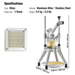 VEVOR Commercial Vegetable Fruit Chopper 1/4