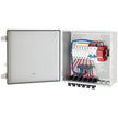 VEVOR PV Combiner Box, 6 String, Solar Combiner Box with 15A Rated Current Fuse, 125A Circuit Breaker, Lightning Arreste and Solar Connector, for On / Off Grid Solar Panel System, IP65 Waterproof