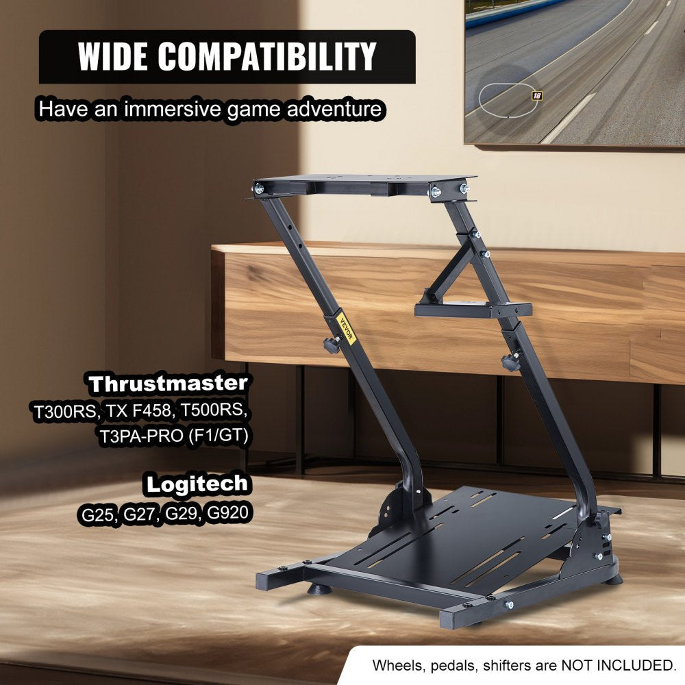 VEVOR G920 Racing Steering Wheel Stand Shifter Mount fit for Logitech G27 G25 G29 Gaming Wheel Stand Wheel Pedals NOT Included Racing Wheel Stand