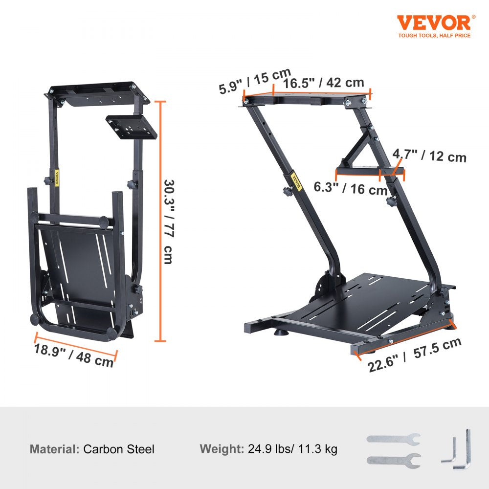 VEVOR G920 Racing Steering Wheel Stand Shifter Mount fit for Logitech G27 G25 G29 Gaming Wheel Stand Wheel Pedals NOT Included Racing Wheel Stand
