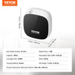 VEVOR Scent Air Machine, 100ml Bluetooth Smart Essential Oil Diffuser, 1000sq.ft Waterless Scent Diffuser with Cold Air Technology, Aromatherapy Diffuser Machine for Home, Office, Hotel, Spa