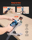 VEVOR Lawn Mower Blade Sharpener with Blade Balancer 15° to 45° Adjustable