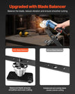 VEVOR Lawn Mower Blade Sharpener with Blade Balancer 15° to 45° Adjustable