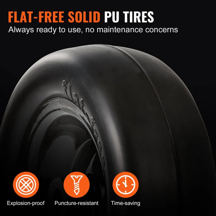 VEVOR Lawn Mower Tires with Rim, 11x4-7