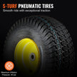 VEVOR Lawn Mower Tires with Rim, 15x6-6