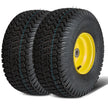 VEVOR Lawn Mower Tires with Rim, 15x6-6