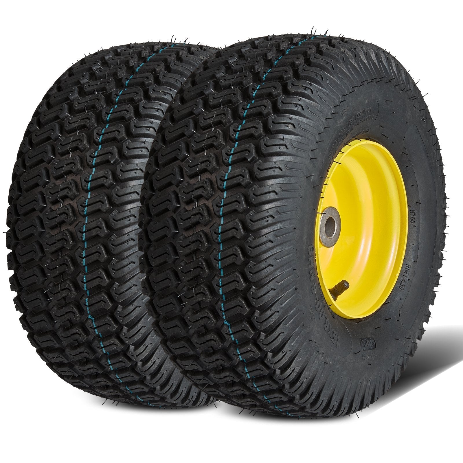 VEVOR Lawn Mower Tires with Rim, 15x6-6