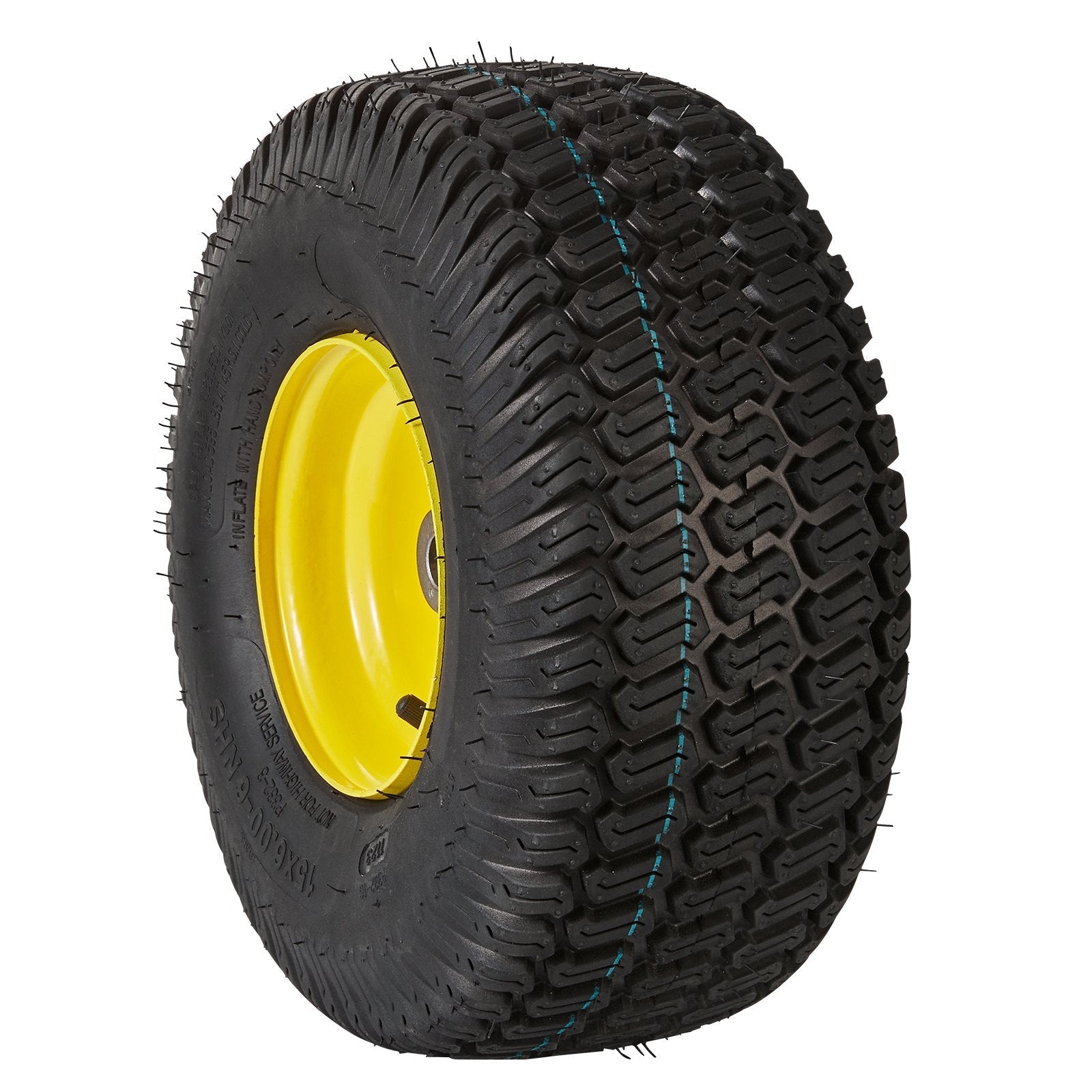 VEVOR Lawn Mower Tires with Rim, 15x6-6