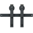 VEVOR 10FT Sliding Barn Door Hardware Kit, 330LBS Loading Heavy Duty Barn Door Track Kit for Single Door, Fit 4.6-5.2FT Wide and 1.3