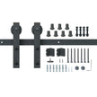 VEVOR 10FT Sliding Barn Door Hardware Kit, 330LBS Loading Heavy Duty Barn Door Track Kit for Single Door, Fit 4.6-5.2FT Wide and 1.3