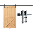 VEVOR 10FT Sliding Barn Door Hardware Kit, 330LBS Loading Heavy Duty Barn Door Track Kit for Single Door, Fit 4.6-5.2FT Wide and 1.3