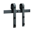VEVOR 8FT Sliding Barn Door Hardware Kit, 330LBS Loading Heavy Duty Barn Door Track Kit for Single Door, Fit 3.7-4.3FT Wide and 1.3