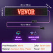VEVOR Led Sign 40 x 8 inch Led Scrolling Sign Seven-color Digital Led Open Sign Outdoor Wifi High Resolution Bright Electronic Message Display Board with SMD Technology For Advertising and Business