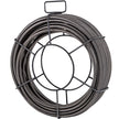 VEVOR Drain Cleaning Cable 100 Feet x 1/2 Inch Solid Core Cable Sewer Cable Drain Auger Cable Cleaner Snake Clog Pipe Drain Cleaning Cable Sewer Drain Auger Snake Pipe