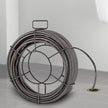 VEVOR Drain Cleaning Cable 100 Feet x 3/8 Inch Solid Core Cable Sewer Cable Drain Auger Cable Cleaner Snake Clog Pipe Drain Cleaning Cable Sewer Drain Auger Snake Pipe