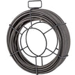 VEVOR Drain Cleaning Cable 50 Feet x 3/8 Inch Solid Core Cable Sewer Cable Drain Auger Cable Cleaner Snake Clog Pipe Drain Cleaning Cable Sewer Drain Auger Snake Pipe