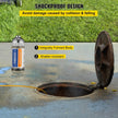 VEVOR Sonde Locator, 512 Hertz Frequency, Rigid Drain Locator with 8/5