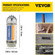 VEVOR Sonde Locator, 512 Hertz Frequency, Rigid Drain Locator with 8/5
