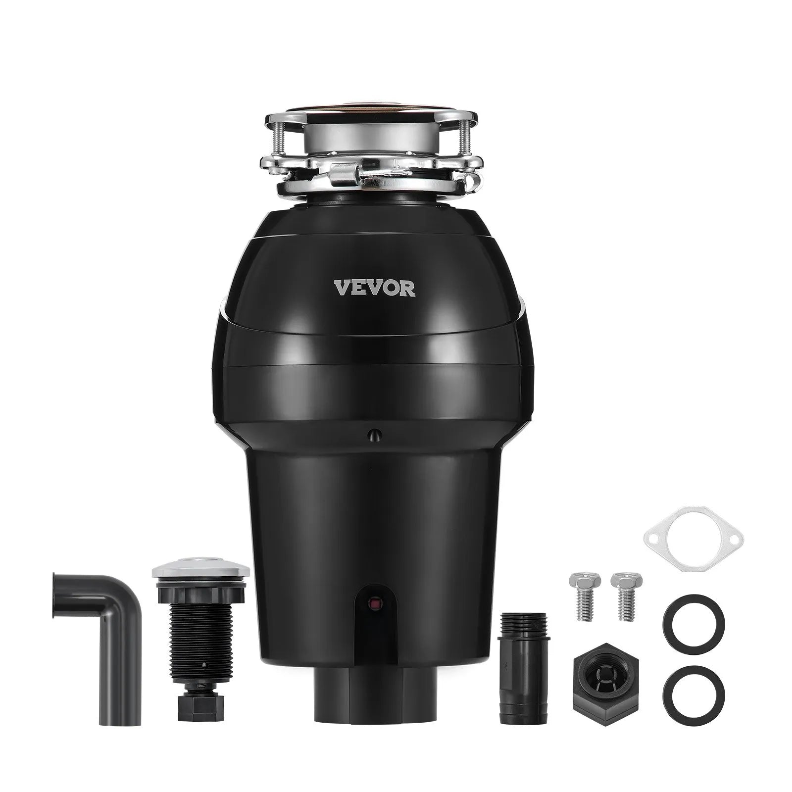 VEVOR Garbage Disposal 1.25 HP Continuous Food Waste Disposer 3360RPM EZ Connect