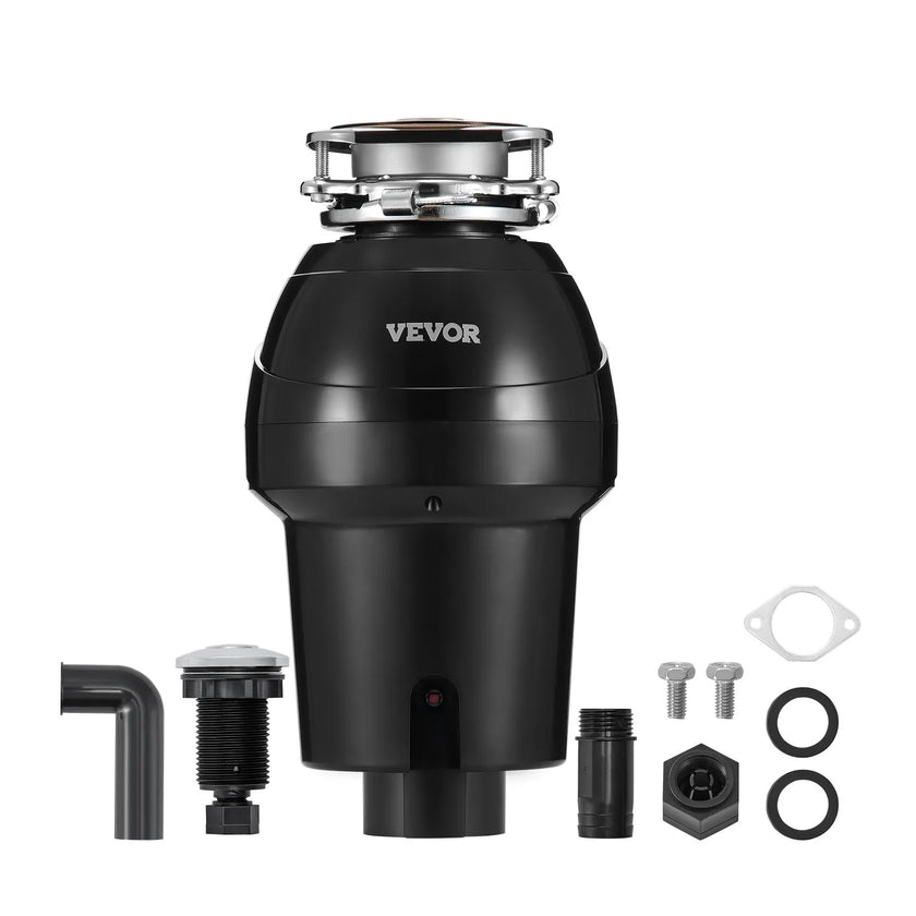 VEVOR Garbage Disposal 1.25 HP Continuous Food Waste Disposer 3360RPM EZ Connect