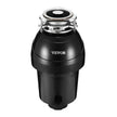 VEVOR Garbage Disposal 1.25 HP Continuous Food Waste Disposer 3360RPM EZ Connect