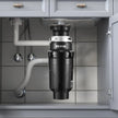 VEVOR Garbage Disposal 1/2 HP Continuous Food Waste Disposer 3450 RPM EZ Connect
