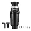 VEVOR Garbage Disposal 1/2 HP Continuous Food Waste Disposer 3450 RPM EZ Connect