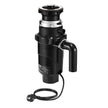 VEVOR Garbage Disposal 1/2 HP Continuous Food Waste Disposer 3450 RPM EZ Connect