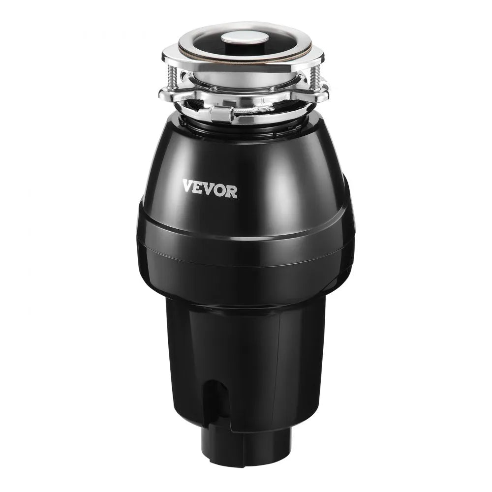 VEVOR Garbage Disposal 1/2 HP Continuous Food Waste Disposer 3450 RPM 3-Bolt