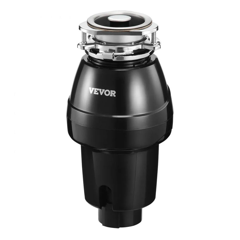 VEVOR Garbage Disposal 1/2 HP Continuous Food Waste Disposer 3450 RPM 3-Bolt