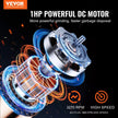 VEVOR Garbage Disposal 1 HP Continuous Food Waste Disposer 3270 RPM EZ Connect